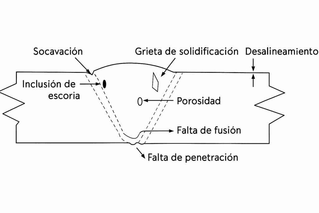 imperfecciones cordon de soldadura